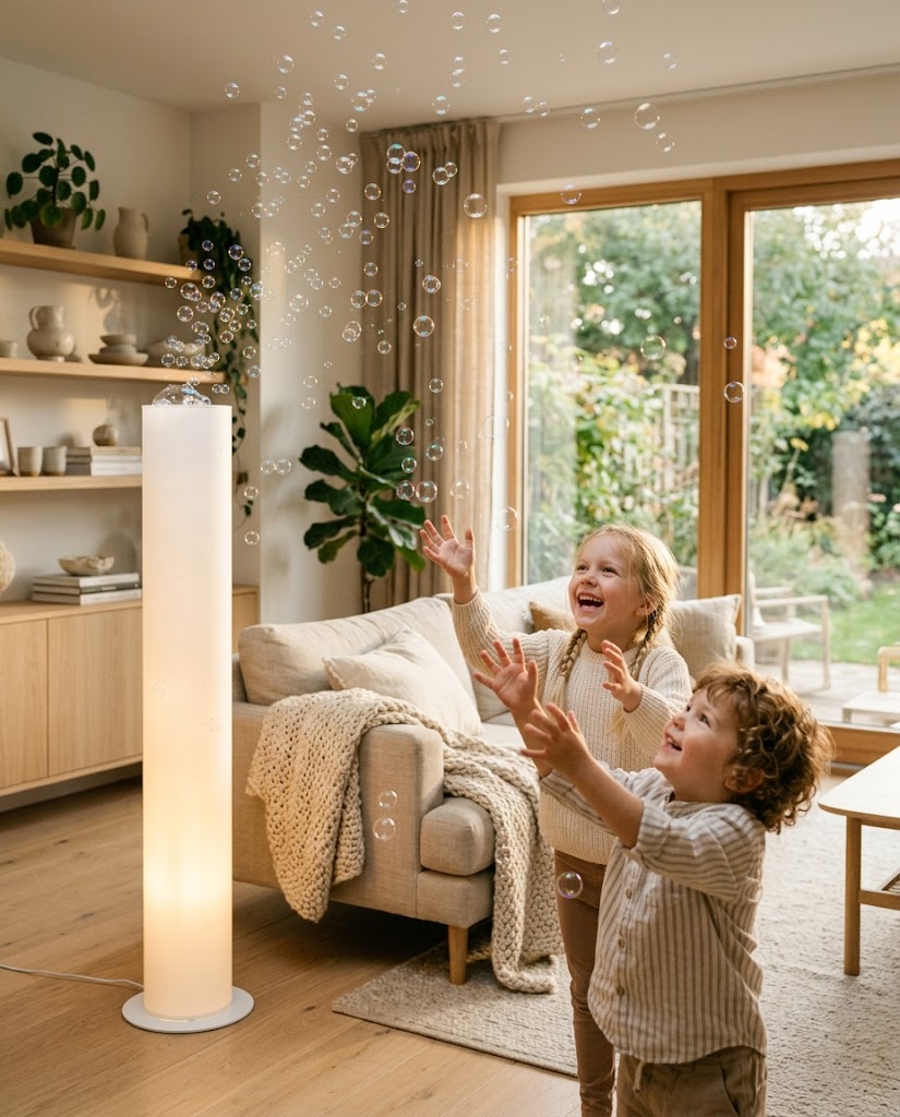 Magibulle dans un décor lumineux